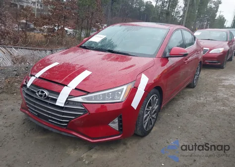 2019 Hyundai Elantra Limited from USA, damaged, VIN KMHD84LF5KU741284